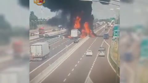 Eksplozija u Bologni - nadzorna snimka