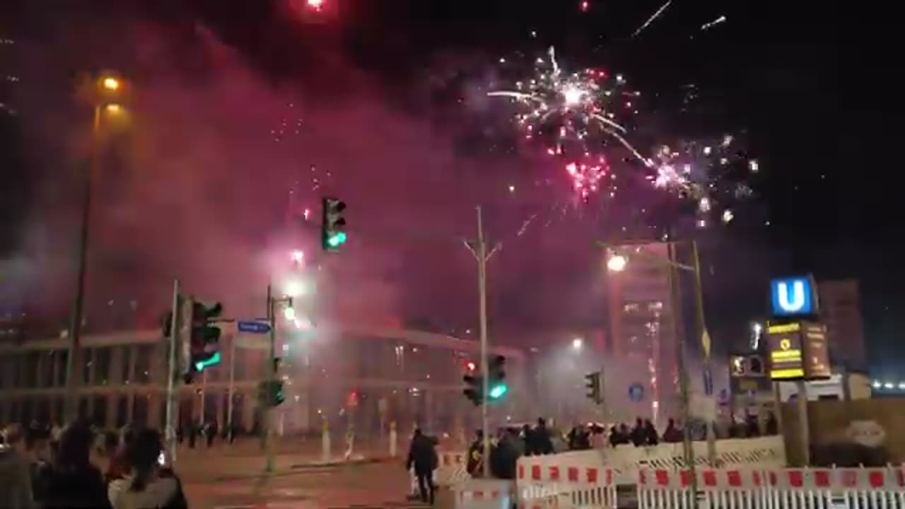 Berlin New Year 2024 - 4K 60FPS