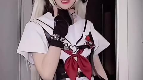 Anime cosplay beautiful girl edit