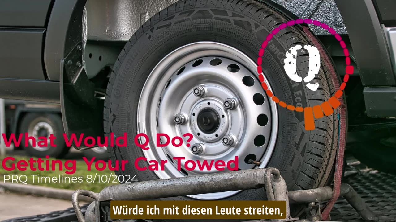 Was würde Q tun - Das Auto abschleppen lassen