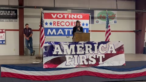 Kim Dailey’s first speech at Montana First Patriots event.