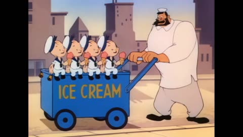Popeye The Sailor Man - Greek Mirthology (1954) (Remastered to 4K) 720p