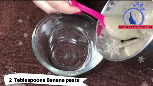 Banana Face mask glowing skin at home | #Shorts2 | Beautytech