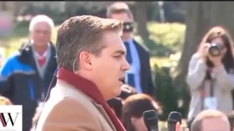 One of many times when President Trump owned Jim Acosta.