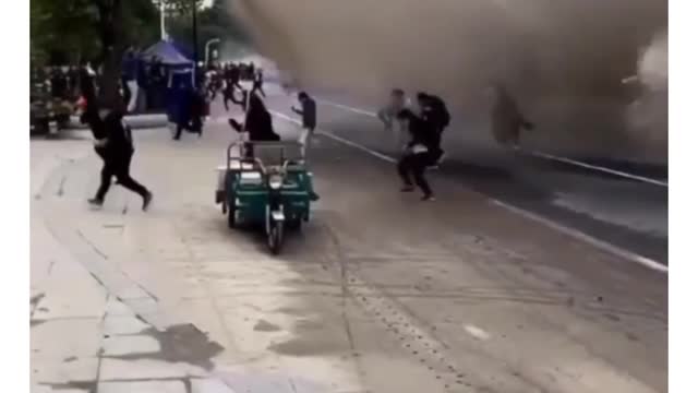 Powerful driving..
