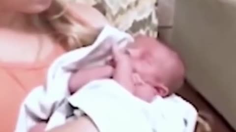 Tiny baby fart