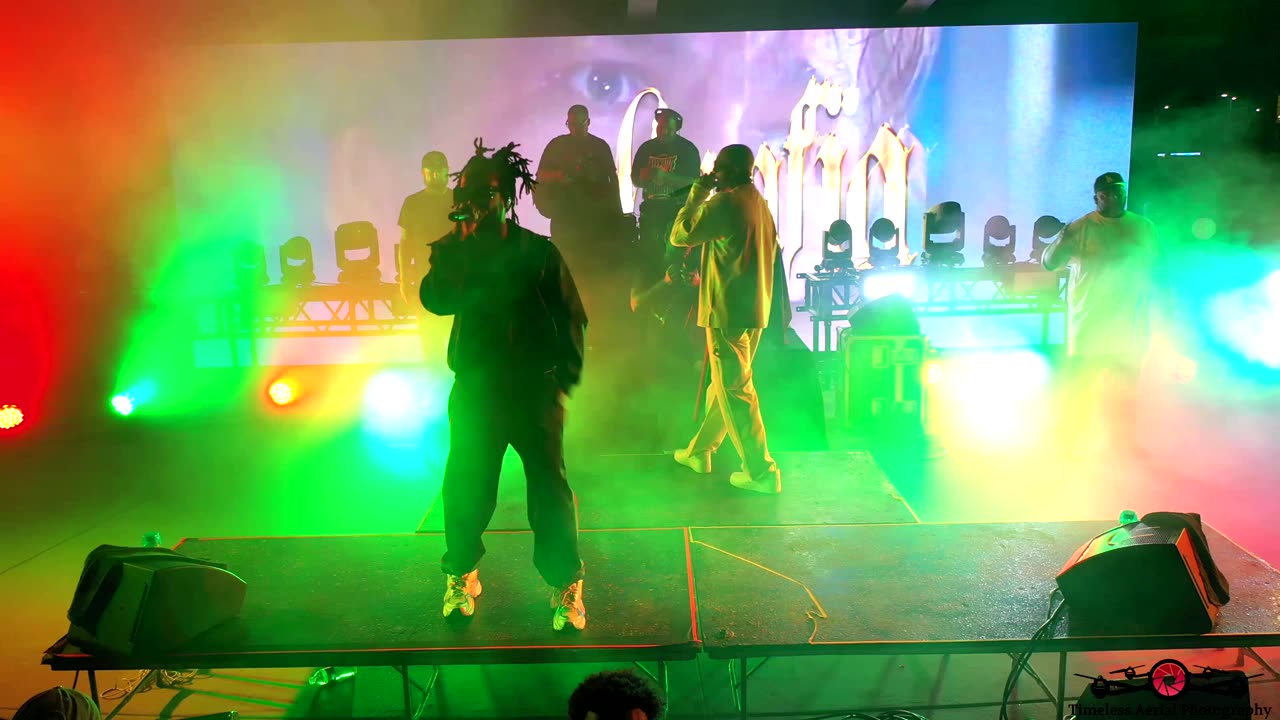 Three 6 Mafia Concert Highlights Portage, IN Aug 31 4K Drone Footage