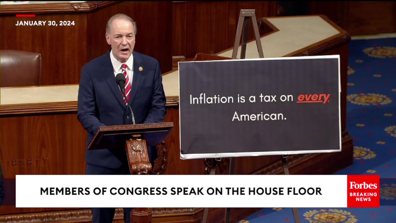 'A Tax On Each And Every American'- GOP Lawmaker Slams Biden Over Inflation And Spending