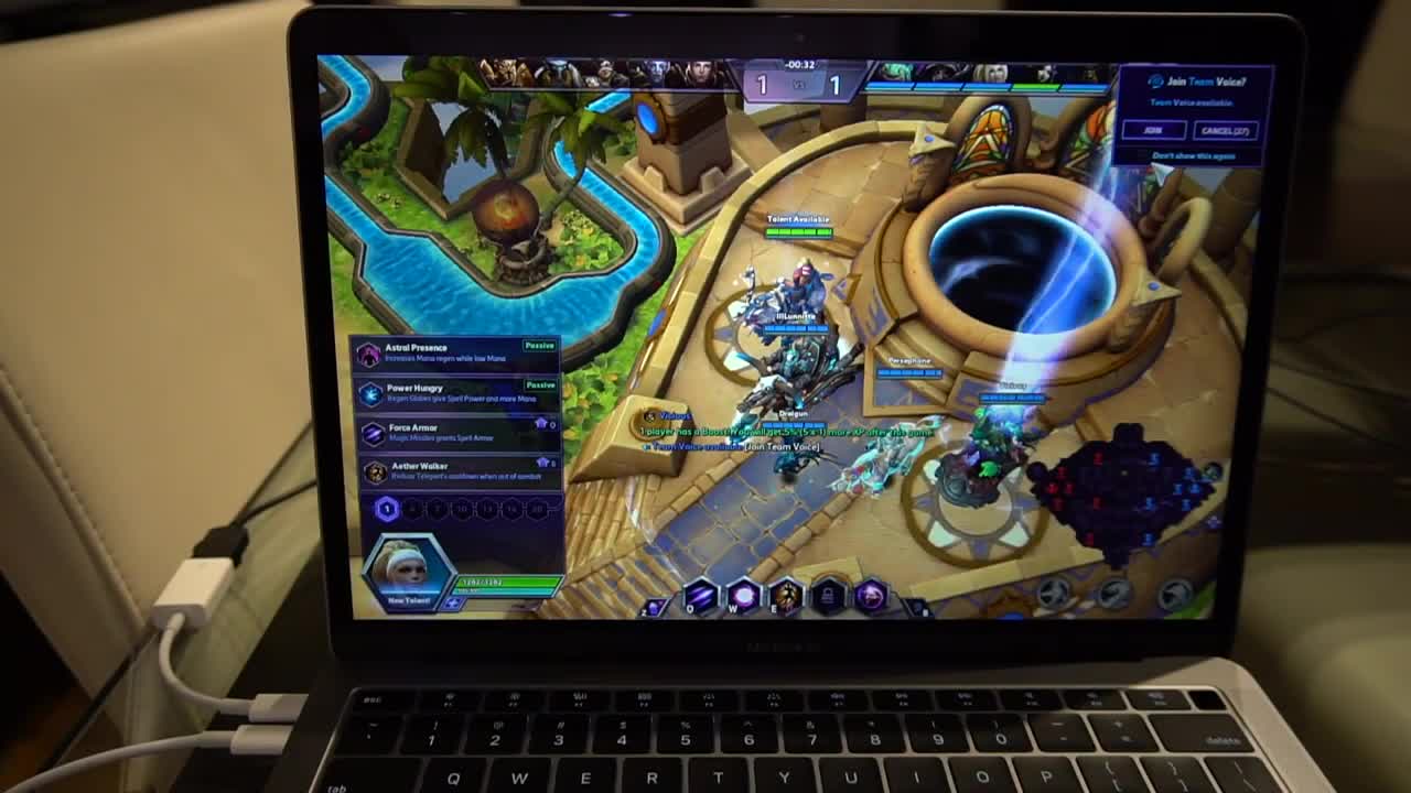 2019 Macbook Air i5, 16G - Heroes of the Storm gaming review