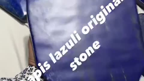 Lapis lazuli stone, original stone, blue stone