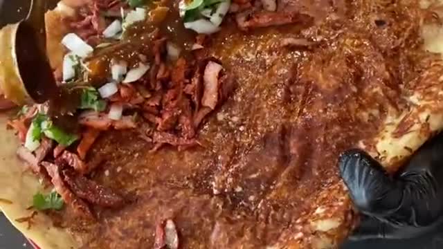 Beef pizza