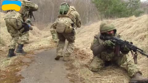 Ukrainian Army Training new recruit's for reconnaissance duties