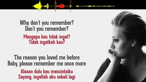 Adele - Don't You Remember • Lyrics English Bahasa