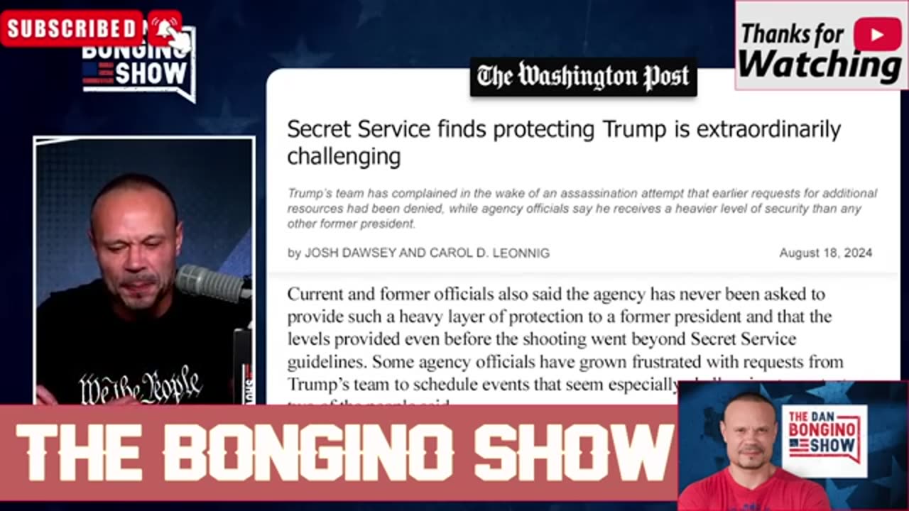 The Dan Bongino Show 🔥[ TRUMP'S BREAKING NEWS ]🔥 Deep State Plot Against Trump Takes Troubling Twist