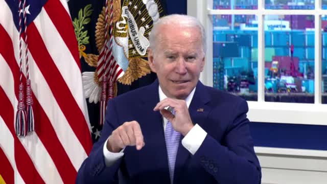 Biden: "The economy I inherited nearly a year ago wasn't just in crisis, it wasn't working for working people."