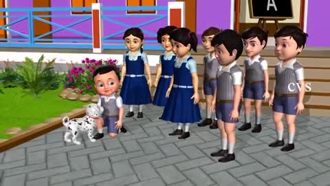 Johny had a Little Dog Nursery Rhyme - 3D Animation Nursery Rhymes and Songs for Children