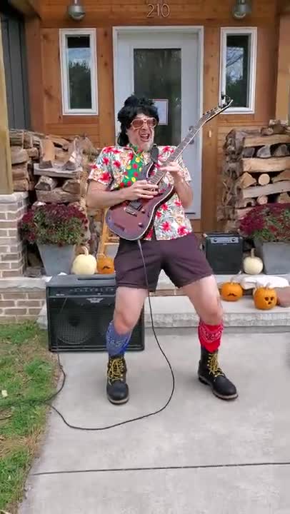 Eddie Van Halen Worldwide Air Guitar Contest Submission