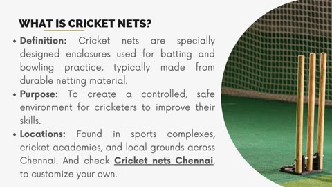 Cricket nets Chennai