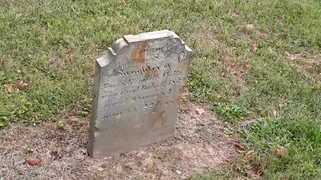 American Revolutionary War soldier's grave 1776