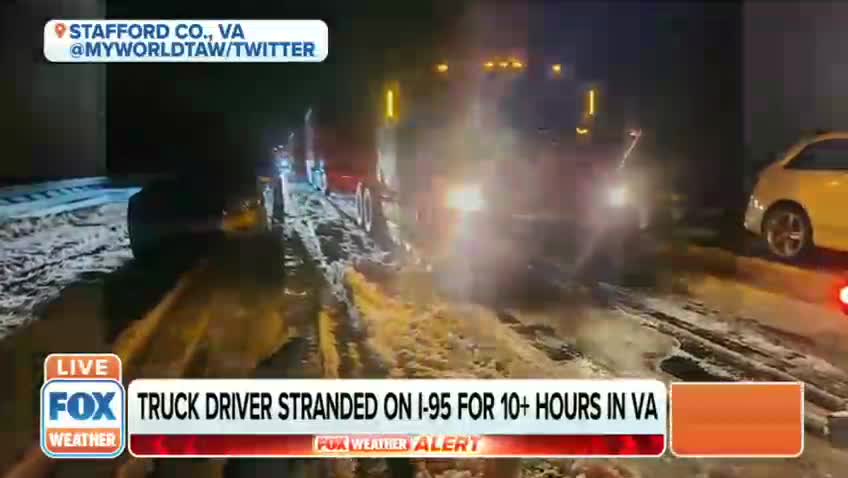 Truck driver believes lack of preparation led to chaos on I-95 in Virginia.