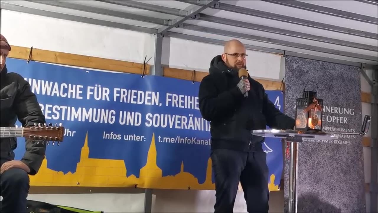 OLIVER HELBING, Stellv. Kreisvorsitzender AfD + Stadtrat BZ - BAUTZEN, 22 01 2024, 155. MAHNWACHE 🕊