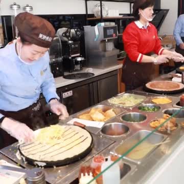 Pancakes and beauties