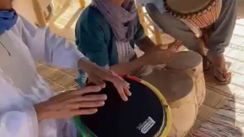 Morocco desert music by drums 🏜️