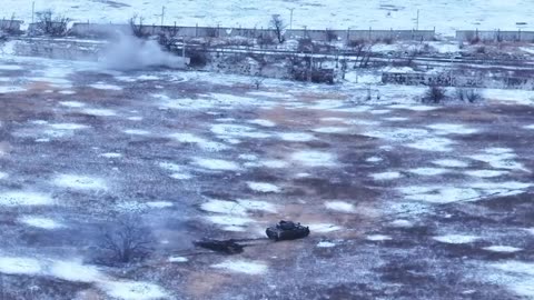 Bradley is working on Ruzzian positions near Avdiivka.