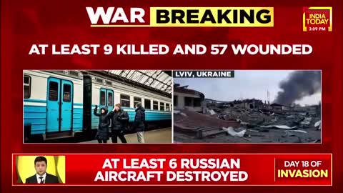 Russian Airstrike Hits Military Training Base In Western Ukraine, At least 9 Killed & 57 Wounded