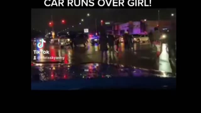 Car Runs over Young Girl Protesting Mandates in Windsor