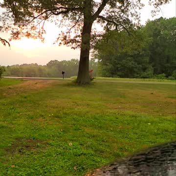 Sunset Rain Shower In Slo-Mo