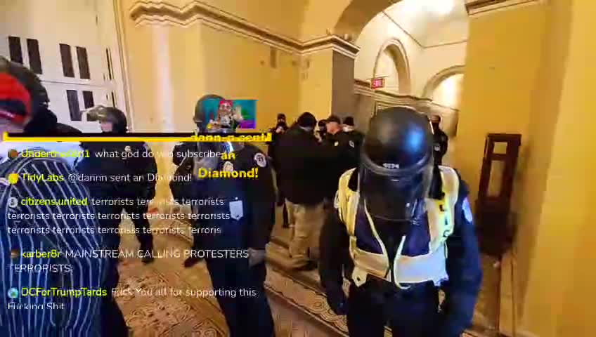 Trump protest January six -rare footage first part