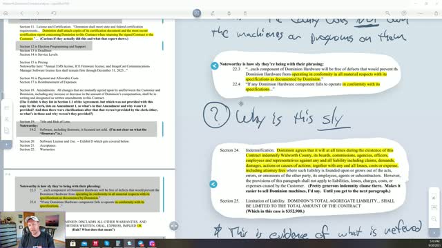 Analysis of the Analysis on Walworth Counties Dominion Contract