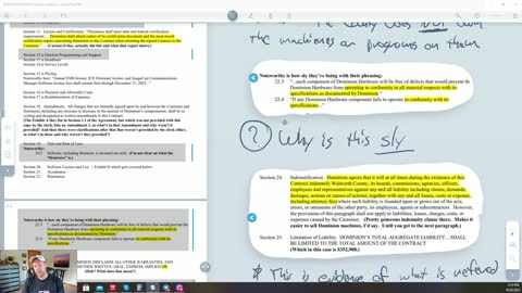 Analysis of the Analysis on Walworth Counties Dominion Contract