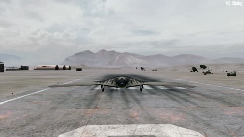 UAV S-70 Okhotnik-B has stealth capabilities and carries powerful weapons