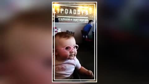 Baby's Reaction To Wearing Glasses For The First Time Goes Viral