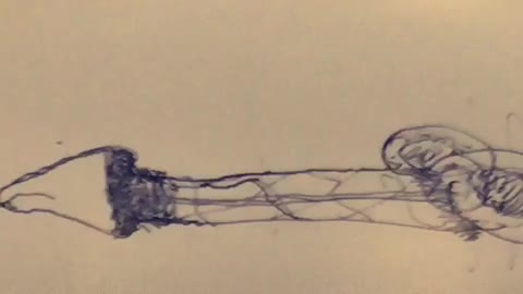 Penis drawing on a subway seat