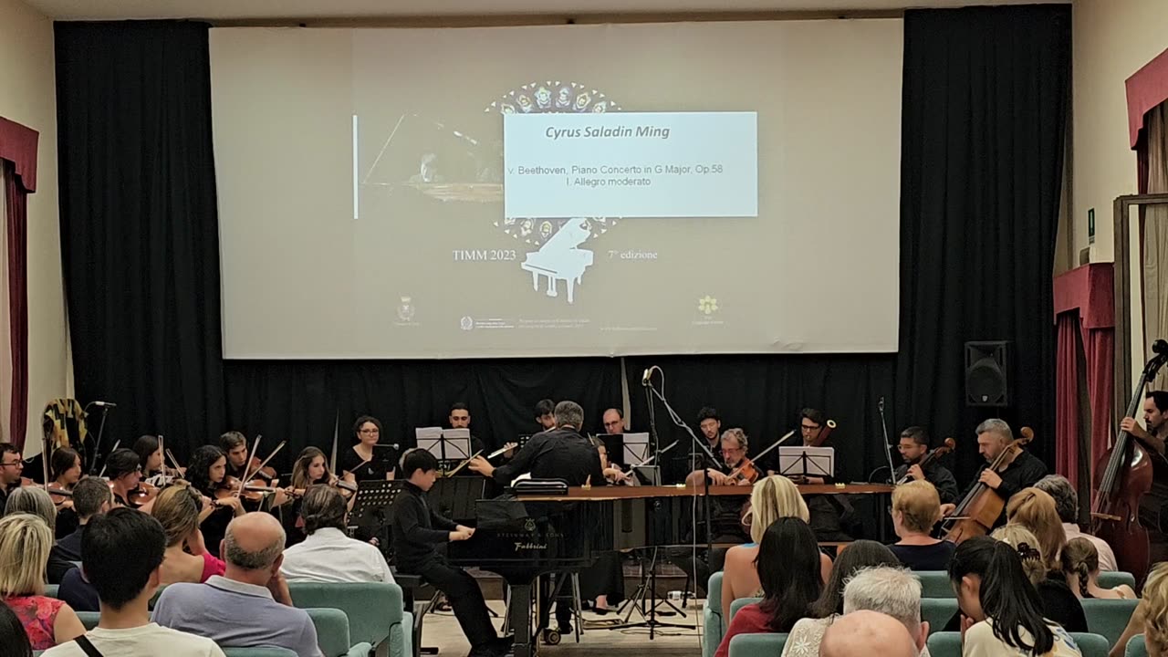 Todi Music Festival Day 16: My performance Beethoven Concerto 4 Mvt 1