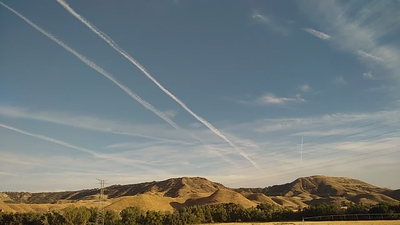 CHEMTRAILS fumigacion BRUTAL Madrid 28 agosto 2022