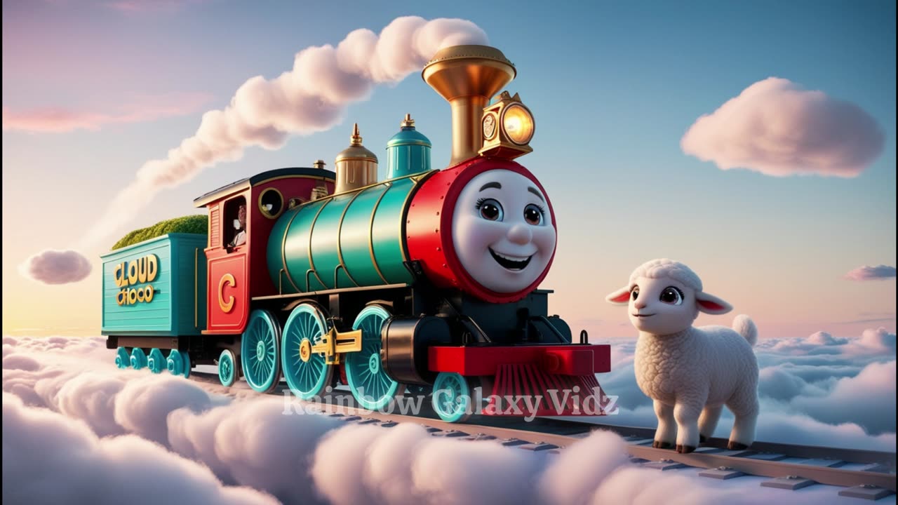 ✨ La mágica aventura en el cielo de Cloud Choo-Choo | ¡Historia y canción divertidas para niños! 🎵☁️