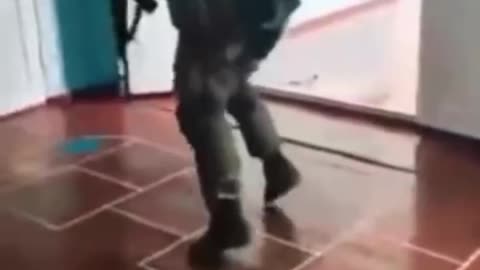 ukrainian troops in a daycare