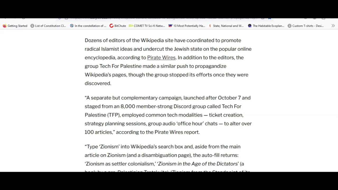 Wikipedia has been making terrorists look good, and Israel bad