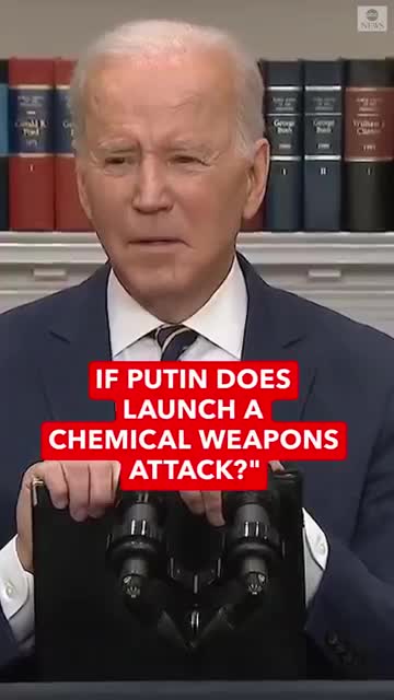 Russia would pay a severe price if they used chemical weapons, Pres. Biden says