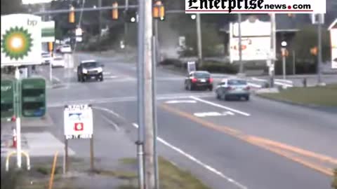 SURVEILLANCE: Bridgewater police search for driver in serious motorcycle accident