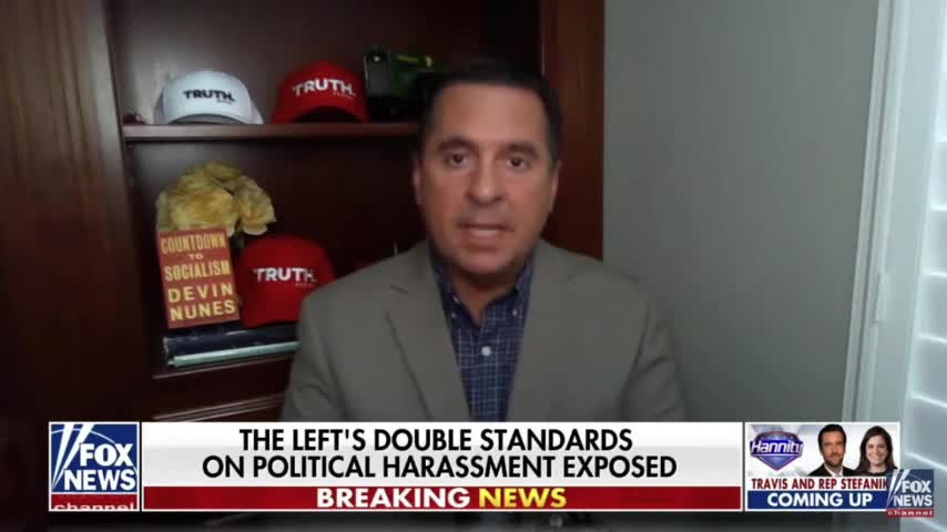 Nunes: Left’s harassment of political opponents in public a ‘very scary’ development.