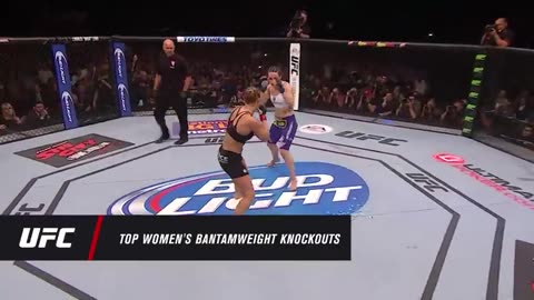 Top 10 Women's Merciless Bantamweight Knockouts in UFC History