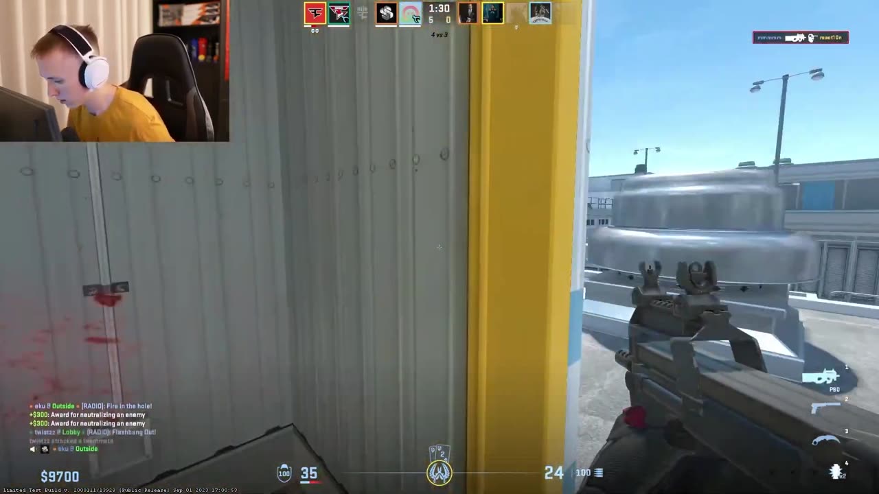 POV- Ropz Twistzz Karrigan and Neo Play MR12 Nuke CS2 - CSGO Pros play Nuke Premier