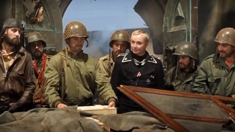Kelly's Heroes - Matt Eastwood Reveals the Gold to Frau Blonde - A FaceFusion Face Swap