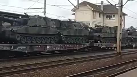 Shipment of M109A6 "Paladin" howitzers to Ukraine