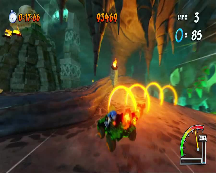Crash Team Racing Nitro Fueled - Mystery Caves Ring Rally Gameplay
